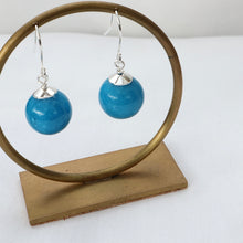 Load image into Gallery viewer, Blue Jade Earrings