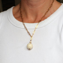 Load image into Gallery viewer, Cream Magnesite pendant