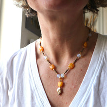 Load image into Gallery viewer, Yellow Gold Sunshine beaded Necklace