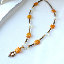 Load image into Gallery viewer, Yellow Gold Sunshine beaded Necklace