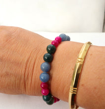 Load image into Gallery viewer, Bubblegum Gemstone Bracelet