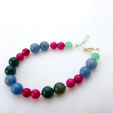 Load image into Gallery viewer, Bubblegum Gemstone Bracelet
