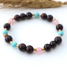 Load image into Gallery viewer, Garnet & Gems Bracelet