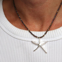 Load image into Gallery viewer, Silver starfish