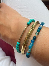 Load image into Gallery viewer, Blue Agate Bracelet