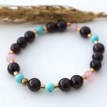 Load image into Gallery viewer, Garnet & Gems Bracelet