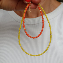 Load image into Gallery viewer, Orange seed bead Bracelet