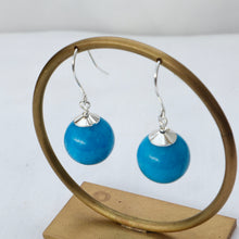 Load image into Gallery viewer, Blue Jade Earrings