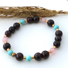 Load image into Gallery viewer, Garnet & Gems Bracelet