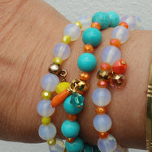 Load image into Gallery viewer, Orange Opaline Bracelet