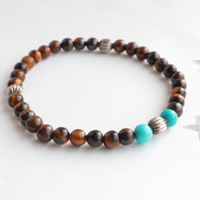 Load image into Gallery viewer, Unisex Tigers Eye Bracelet