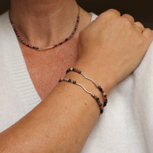 Load image into Gallery viewer, October birthstone tourmaline gemstone bracelet