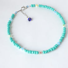 Load image into Gallery viewer, Turquoise  Bead Anklet