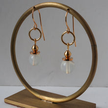 Load image into Gallery viewer, Birthstone Gold Mini Hoop Earrings/Garnet/Amethyst/Peridot/Turquoise