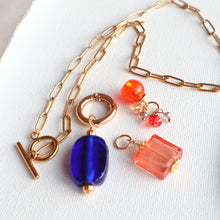 Load image into Gallery viewer, Charm Spring Clasp Necklace