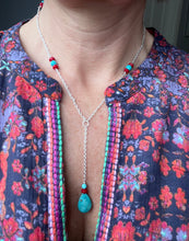 Load image into Gallery viewer, Lariat Turquoise Necklace