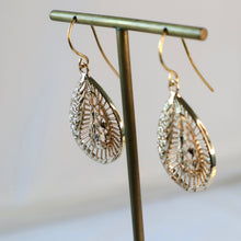 Load image into Gallery viewer, Gold Filigree Earrings