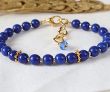 Load image into Gallery viewer, Blue Beaded Bracelet
