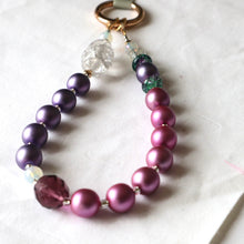 Load image into Gallery viewer, Purple Pearl Phone Strap