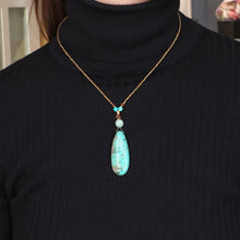 Load image into Gallery viewer, Sun Turquoise Pendant