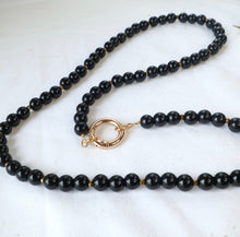 Load image into Gallery viewer, Black Charm Beaded Necklace