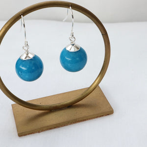 Blue Jade Earrings