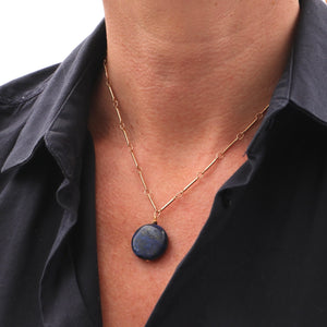 handmade lapis lazuli necklace