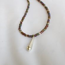 Load image into Gallery viewer, Silver Teardrop Necklace