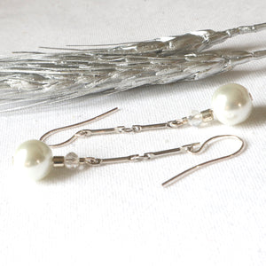 Pearl Chain Earrings