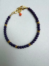 Load image into Gallery viewer, Purple Beaded Bracelet