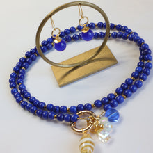 Load image into Gallery viewer, Deep Blue Earrings