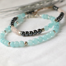 Load image into Gallery viewer, Blue Gemstone Bracelet