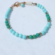 Load image into Gallery viewer, Handmade turquoise bracelet 