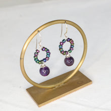 Load image into Gallery viewer, Amethyst Beaded Earrings