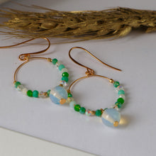 Load image into Gallery viewer, Sea Shades Hoop earrings
