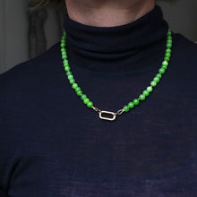 Load image into Gallery viewer, Green Beaded Necklace