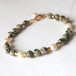 Dalmatian Jasper Bracelet