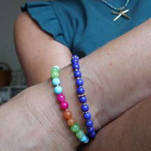 Load image into Gallery viewer, Blue Beaded Bracelet