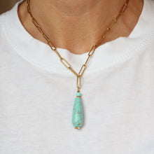 Load image into Gallery viewer, Turquoise Cone Necklace