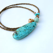Load image into Gallery viewer, Sun Turquoise Pendant