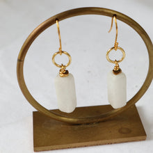 Load image into Gallery viewer, White Jade Earrings