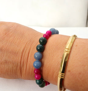 Bubblegum Gemstone Bracelet