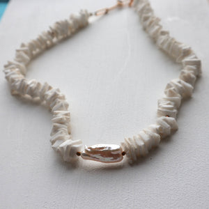 Shell White Necklace