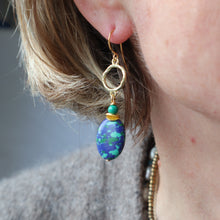 Load image into Gallery viewer, Mosaic Gemstone Earrings