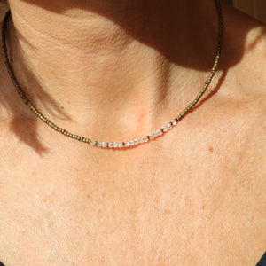 Sand Seed Bead Necklace