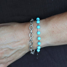 Load image into Gallery viewer, Turquoise Ball Bracelet