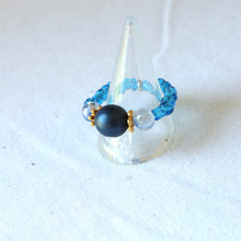 Load image into Gallery viewer, Blue Pearl Ring