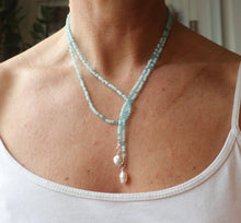 Load image into Gallery viewer, Beaded Lariat Necklace