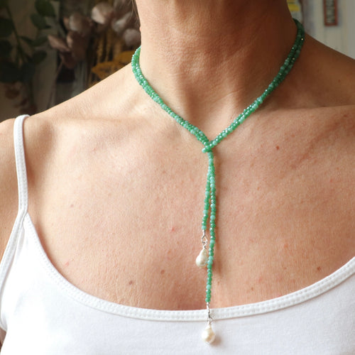 Lariat handmade necklace