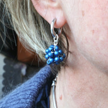 Load image into Gallery viewer, Blue Berry Earrings